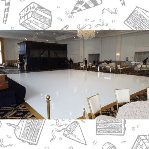 white custom dance floor wrap south florida dance floor white vinyl custom printed boca raton florida (1) white custom dance floor wrap south florida dance floor white vinyl custom printed boca raton florida (1)