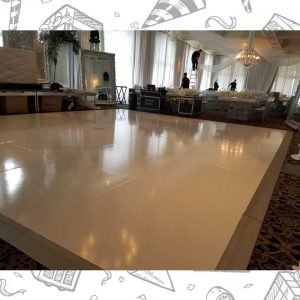 white custom dance floor wrap south florida dance floor white vinyl custom printed boca raton florida (1) white custom dance floor wrap south florida dance floor white vinyl custom printed boca raton florida (1)