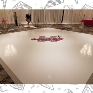 white custom dance floor wrap south florida dance floor white vinyl custom printed boca raton florida (10) white custom dance floor wrap south florida dance floor white vinyl custom printed boca raton florida (10)