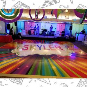 white custom dance floor wrap south florida dance floor white vinyl custom printed boca raton florida (11) white custom dance floor wrap south florida dance floor white vinyl custom printed boca raton florida (11)