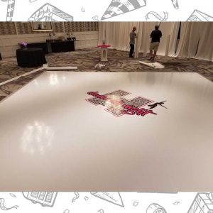 white custom dance floor wrap south florida dance floor white vinyl custom printed boca raton florida (12) white custom dance floor wrap south florida dance floor white vinyl custom printed boca raton florida (12)