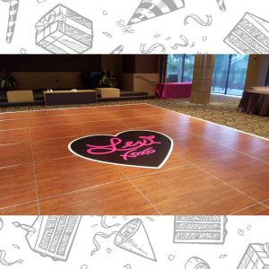 white custom dance floor wrap south florida dance floor white vinyl custom printed boca raton florida (12) white custom dance floor wrap south florida dance floor white vinyl custom printed boca raton florida (12)
