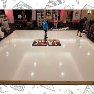 white custom dance floor wrap south florida dance floor white vinyl custom printed boca raton florida (13) white custom dance floor wrap south florida dance floor white vinyl custom printed boca raton florida (13)