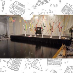 white custom dance floor wrap south florida dance floor white vinyl custom printed boca raton florida (2) white custom dance floor wrap south florida dance floor white vinyl custom printed boca raton florida (2)