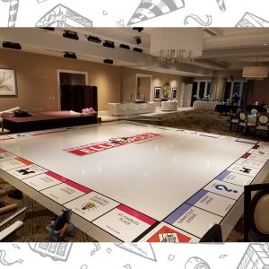 white custom dance floor wrap south florida dance floor white vinyl custom printed boca raton florida (2) white custom dance floor wrap south florida dance floor white vinyl custom printed boca raton florida (2)
