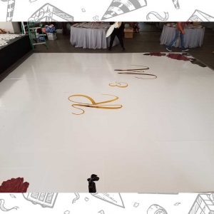 white custom dance floor wrap south florida dance floor white vinyl custom printed boca raton florida (2) white custom dance floor wrap south florida dance floor white vinyl custom printed boca raton florida (2)
