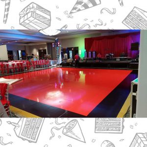 white custom dance floor wrap south florida dance floor white vinyl custom printed boca raton florida (2) white custom dance floor wrap south florida dance floor white vinyl custom printed boca raton florida (2)