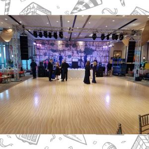 white custom dance floor wrap south florida dance floor white vinyl custom printed boca raton florida (2) white custom dance floor wrap south florida dance floor white vinyl custom printed boca raton florida (2)