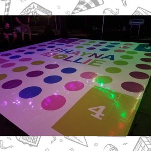 white custom dance floor wrap south florida dance floor white vinyl custom printed boca raton florida (2) white custom dance floor wrap south florida dance floor white vinyl custom printed boca raton florida (2)