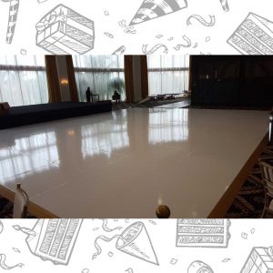 white custom dance floor wrap south florida dance floor white vinyl custom printed boca raton florida (2) white custom dance floor wrap south florida dance floor white vinyl custom printed boca raton florida (2)