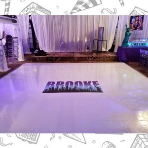 white custom dance floor wrap south florida dance floor white vinyl custom printed boca raton florida (3) white custom dance floor wrap south florida dance floor white vinyl custom printed boca raton florida (3)