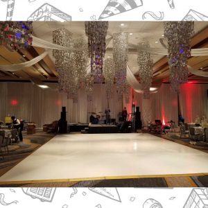 white custom dance floor wrap south florida dance floor white vinyl custom printed boca raton florida (3) white custom dance floor wrap south florida dance floor white vinyl custom printed boca raton florida (3)