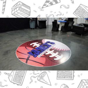 white custom dance floor wrap south florida dance floor white vinyl custom printed boca raton florida (3) white custom dance floor wrap south florida dance floor white vinyl custom printed boca raton florida (3)