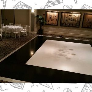 white custom dance floor wrap south florida dance floor white vinyl custom printed boca raton florida (4) white custom dance floor wrap south florida dance floor white vinyl custom printed boca raton florida (4)