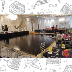 white custom dance floor wrap south florida dance floor white vinyl custom printed boca raton florida (4) white custom dance floor wrap south florida dance floor white vinyl custom printed boca raton florida (4)