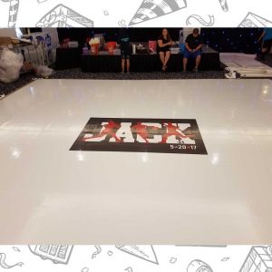 white custom dance floor wrap south florida dance floor white vinyl custom printed boca raton florida (4) white custom dance floor wrap south florida dance floor white vinyl custom printed boca raton florida (4)