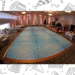 white custom dance floor wrap south florida dance floor white vinyl custom printed boca raton florida (4) white custom dance floor wrap south florida dance floor white vinyl custom printed boca raton florida (4)