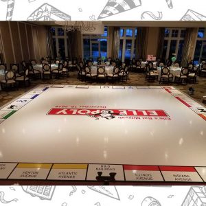white custom dance floor wrap south florida dance floor white vinyl custom printed boca raton florida (4) white custom dance floor wrap south florida dance floor white vinyl custom printed boca raton florida (4)