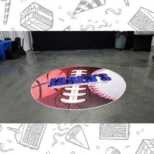 white custom dance floor wrap south florida dance floor white vinyl custom printed boca raton florida (4) white custom dance floor wrap south florida dance floor white vinyl custom printed boca raton florida (4)