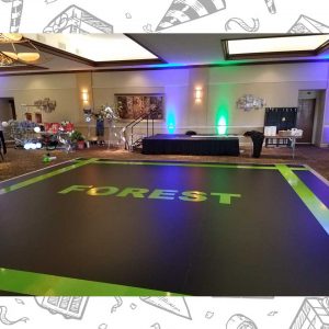 white custom dance floor wrap south florida dance floor white vinyl custom printed boca raton florida (5) white custom dance floor wrap south florida dance floor white vinyl custom printed boca raton florida (5)