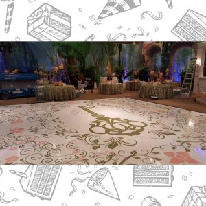 white custom dance floor wrap south florida dance floor white vinyl custom printed boca raton florida (5) white custom dance floor wrap south florida dance floor white vinyl custom printed boca raton florida (5)