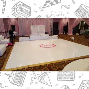 white custom dance floor wrap south florida dance floor white vinyl custom printed boca raton florida (5) white custom dance floor wrap south florida dance floor white vinyl custom printed boca raton florida (5)