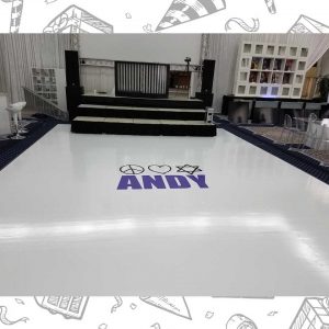white custom dance floor wrap south florida dance floor white vinyl custom printed boca raton florida (6) white custom dance floor wrap south florida dance floor white vinyl custom printed boca raton florida (6)