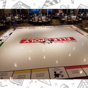 white custom dance floor wrap south florida dance floor white vinyl custom printed boca raton florida (6) white custom dance floor wrap south florida dance floor white vinyl custom printed boca raton florida (6)