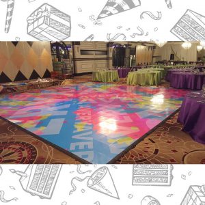 white custom dance floor wrap south florida dance floor white vinyl custom printed boca raton florida (6) white custom dance floor wrap south florida dance floor white vinyl custom printed boca raton florida (6)