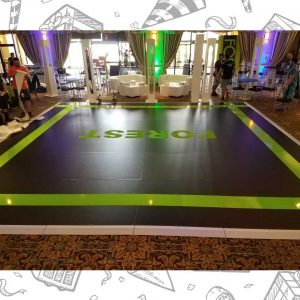 white custom dance floor wrap south florida dance floor white vinyl custom printed boca raton florida (6) white custom dance floor wrap south florida dance floor white vinyl custom printed boca raton florida (6)