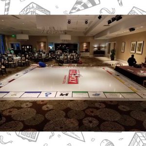 white custom dance floor wrap south florida dance floor white vinyl custom printed boca raton florida (7) white custom dance floor wrap south florida dance floor white vinyl custom printed boca raton florida (7)