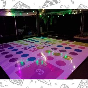 white custom dance floor wrap south florida dance floor white vinyl custom printed boca raton florida (7) white custom dance floor wrap south florida dance floor white vinyl custom printed boca raton florida (7)