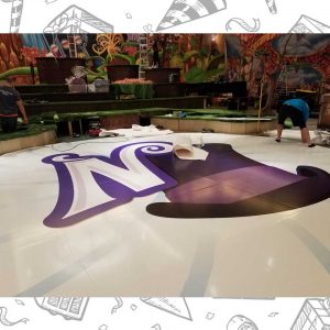 white custom dance floor wrap south florida dance floor white vinyl custom printed boca raton florida (7) white custom dance floor wrap south florida dance floor white vinyl custom printed boca raton florida (7)